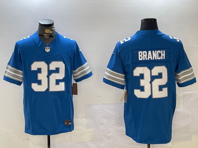 Men Detroit Lions #32 Branch Blue three generations 2024 Nike Limited NFL Jersey style 1->detroit lions->NFL Jersey